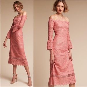 NWT BHLDN AMUR Abriana Dress In Rose Pink Size 00